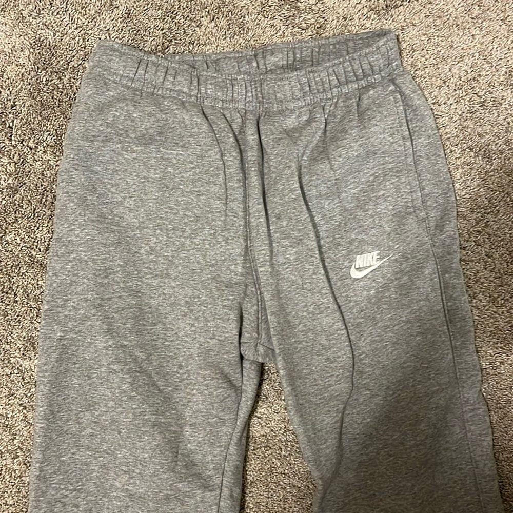 Grey Nike jogger sweats size medium